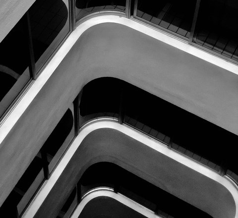 Detail lengkung balkon